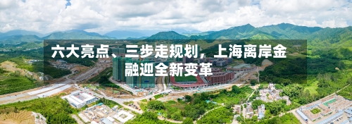六大亮点、三步走规划，上海离岸金融迎全新变革-第2张图片
